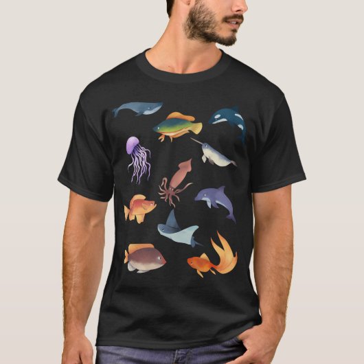 Meeresfische T-Shirt (Vorderseite)