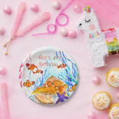 Meeresfische unter dem Meer Pappteller (Party)