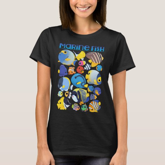 Meeresfischsammlung 1 T-Shirt (Vorderseite)