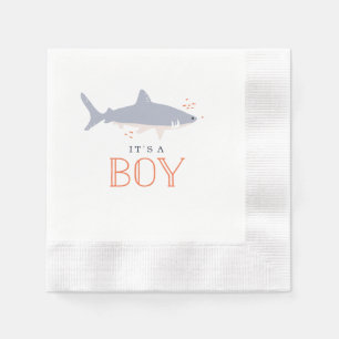 Meeresflora und -fauna-Babyparty Serviette