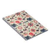 Meeresflora und -fauna-Muster Notizblock (Rechte Seite)