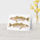 Meeresforelle Karte (Gelbe Blume)