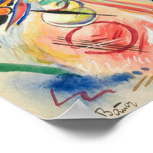 Meeresformen | Rudolf Bauer Poster (Ecke)