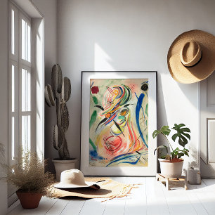 Meeresformen   Rudolf Bauer Poster