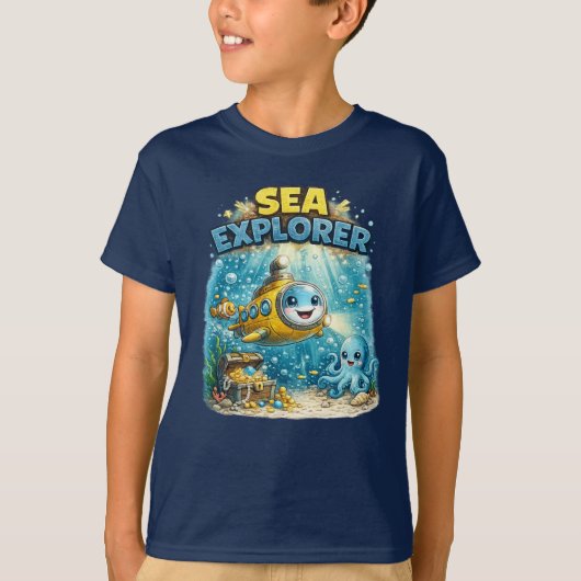 Meeresforscher T-Shirt (Vorderseite)
