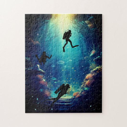 Meeresforschung Puzzle (Vertikal)