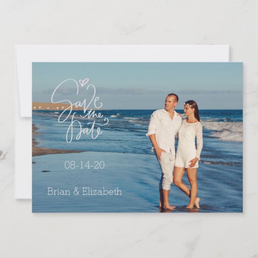 Meeresfotografie Save the Date (Vorderseite)