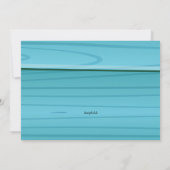 Meeresfrüchte Abendessen Party Einladung (Rückseite)