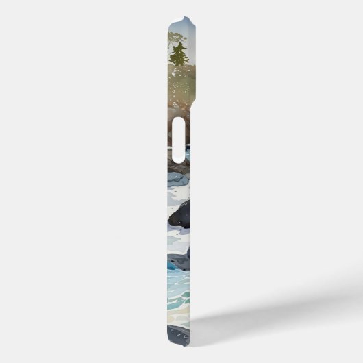 Meeresfrüchte auf Felsen Case-Mate iPhone Hülle (Rückseite / Rechts)