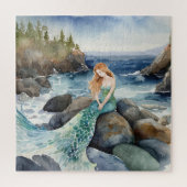 Meeresfrüchte auf Felsen Puzzle (Vertikal)