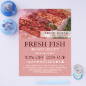 Meeresfrüchte-Auslage, Fischhändler/Ehefrau, Fisch Flyer (Einzeln)