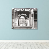 Meeresfrüchte Cafe, 1937 Leinwanddruck (Insitu (Holzboden))