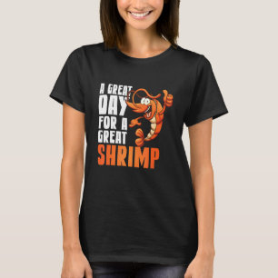 Meeresfrüchte ein großer Tag für einen großen Garn T-Shirt
