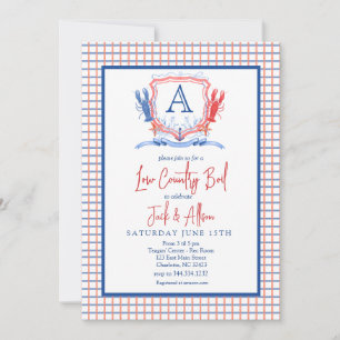 Meeresfrüchte-Einladung zum Kochen, Low-Country-Bo Einladung