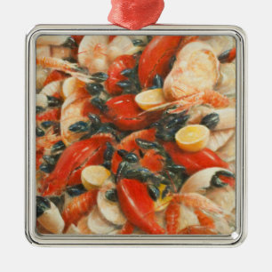 Meeresfrüchte-Extravaganz 2010 Ornament Aus Metall