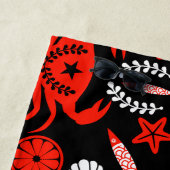 Meeresfrüchte Feinschmecker Geschenke Strandtuch (Beispiel)