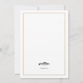 Meeresfrüchte Fest Abendessen Party Einladung (Rückseite)