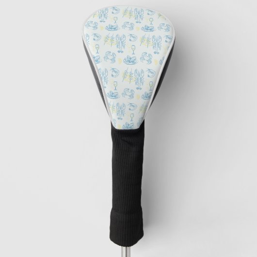 Meeresfrüchte-Festmahl Golf Headcover (Vorderseite)