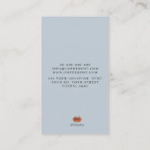 Meeresfrüchte, Fische GRILLEN und Fischmarkt Visitenkarte (Rückseite)