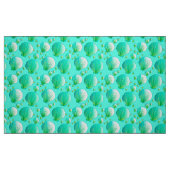Meeresfrüchte-Grüne Muscheln auf Aqua Stoff (Fat Quarter (45,7 x 55,9 cm))