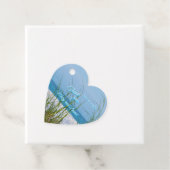 Meeresfrüchte in weißem Sand - Danke Hochzeit Geschenkanhänger (Beispiel)