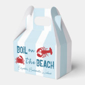 Meeresfrüchte-Koch- Junggesellinnenabschied Geschenkschachtel (Vorderseite)