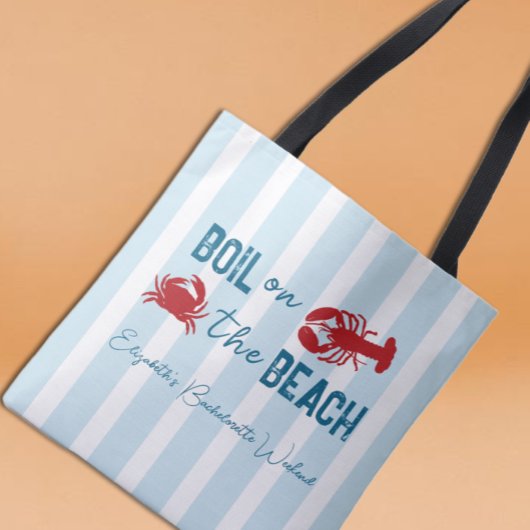 Meeresfrüchte-Kochparty Junggesellinnenabschied Tasche