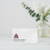 Meeresfrüchte-Logo | Kulinarik | Restaurant Visitenkarte (Stehend Vorderseite)