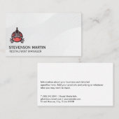 Meeresfrüchte-Logo | Kulinarik | Restaurant Visitenkarte (Vorne/Hinten)