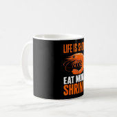 Meeresfrüchte Markt Garnelenfischen Meeresfrüchte Kaffeetasse (Vorderseite Links)