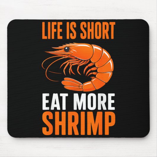 Meeresfrüchte Markt Garnelenfischen Meeresfrüchte  Mousepad (Vorne)
