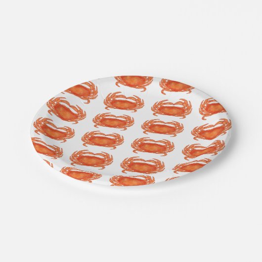 Meeresfrüchte Meeresfrüchte Pappteller (Schrägansicht)