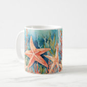 Meeresfrüchte Meereswelt Seashells Kaffeetasse (Vorderseite Links)