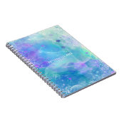 Meeresfrüchte Meerjungfrau Schwanz Personalisiert Notizblock (Rechte Seite)