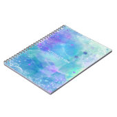 Meeresfrüchte Meerjungfrau Schwanz Personalisiert Notizblock (Linke Seite)