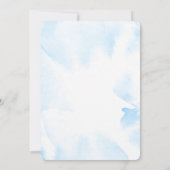 Meeresfrüchte-Meerjungfrau unter der Geburtstagspa Einladung (Rückseite)