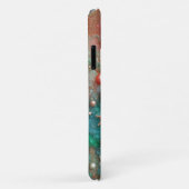 Meeresfrüchte mit Minze und Goldfisch, Glitzer Case-Mate iPhone Hülle (Hinten/Rechts)