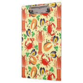 Meeresfrüchte-Muster Klemmbrett (Links)