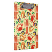 Meeresfrüchte-Muster Klemmbrett (Rechts)