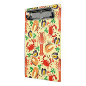 Meeresfrüchte-Muster Mini Klemmbrett (Gewinkelt2)