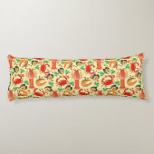 Meeresfrüchte-Muster Seitenschläferkissen (Rückseite)