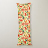 Meeresfrüchte-Muster Seitenschläferkissen (Rückseite (Vertikal))