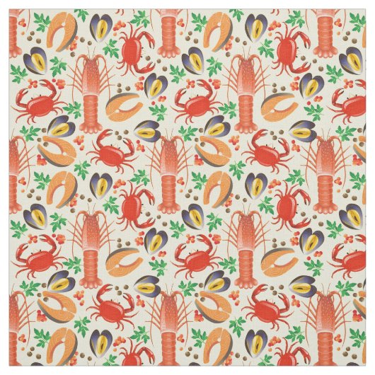 Meeresfrüchte-Muster Stoff (Muster)