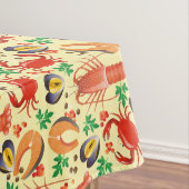 Meeresfrüchte-Muster Tischdecke (Beispiel)