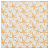 Meeresfrüchte Orangenmuster Stoff (Muster)