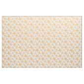 Meeresfrüchte Orangenmuster Stoff (Fat Quarter (45,7 x 55,9 cm))