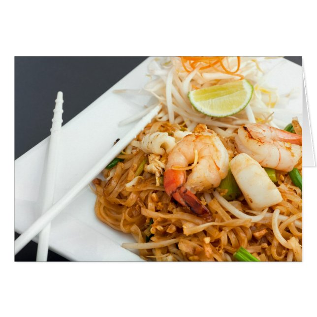 Meeresfrüchte Pad Thai Frice Noodles (Vorderseite (Horizontal))