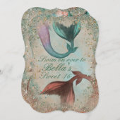 Meeresfrüchte-Party Einladungen (Vorne/Hinten)