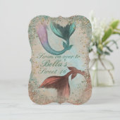 Meeresfrüchte-Party Einladungen (Stehend Vorderseite)