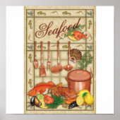 Meeresfrüchte Poster (Vorne)